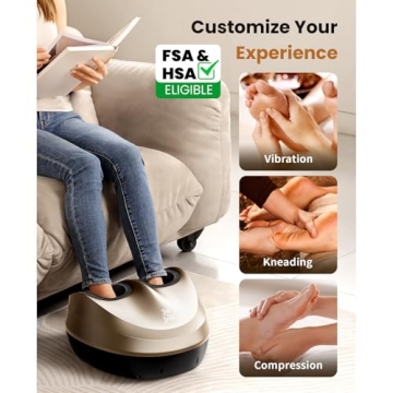 Soothing BOB AND BRAD Foot Massager with Heat for Pain Relief