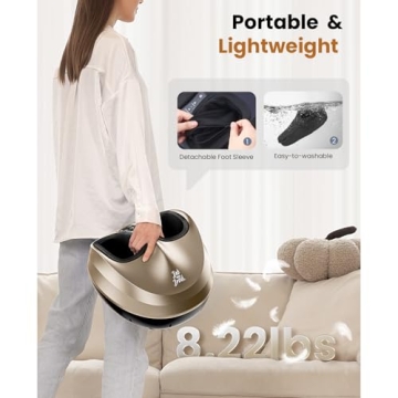 Soothing BOB AND BRAD Foot Massager with Heat for Pain Relief