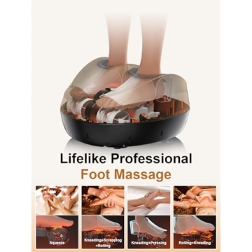 Soothing BOB AND BRAD Foot Massager with Heat for Pain Relief