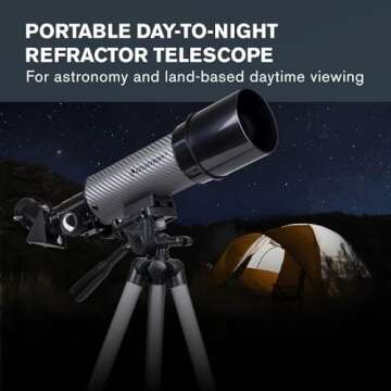 Celestron – 60mm Travel Scope DX – Perfect Portable Refractor Telescope for Star Gazers