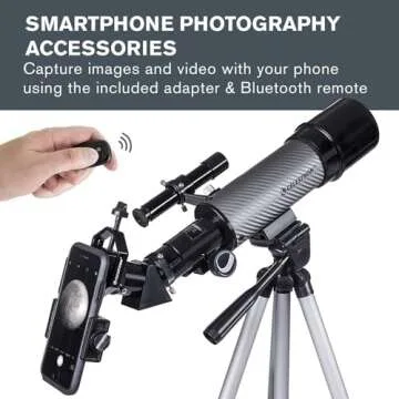 Celestron 60mm Travel Scope DX for Beginners with Smartphone Adapter