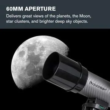 Celestron 60mm Travel Scope DX for Beginners with Smartphone Adapter
