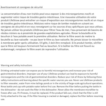 LifeStraw Home Water Filter Pitcher for Pure Taste