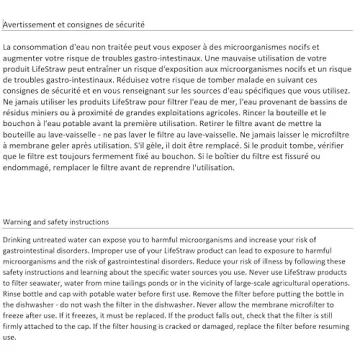 LifeStraw Home Water Filter Pitcher for Pure Taste