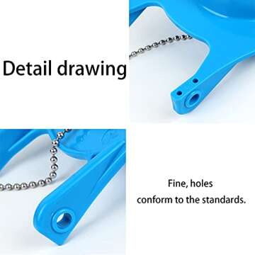 2 Pack Toilet Flapper Replacement Easily Installed & Durable