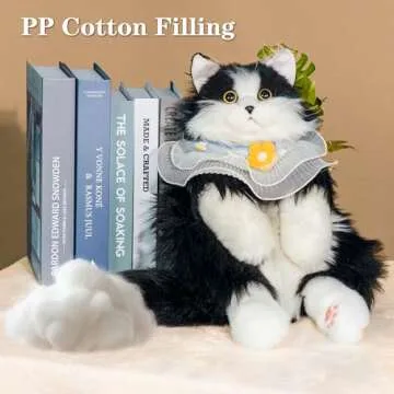 Cute Cat Plush Backpack with Adjustable Straps
