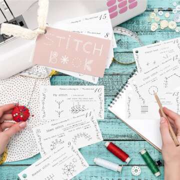 2 Pack Creative Mini Sewing Book, Enthusiasts & Beginners Ideal for DIY - Creative Mini Sewing Book ...