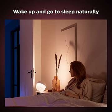 Philips Hue Iris Smart Table Lamp, White - White and Color Ambiance LED Color-Changing Light - 1 Pack - Control with Hue App - Works with Alexa, Google Assistant, and Apple Homekit
