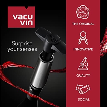 Vacu Vin Wine Saver Pump - Preserve Wine Freshness Easily