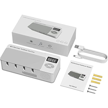 AONCO Toothbrush Holder with Bluetooth Speaker