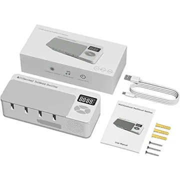 AONCO Toothbrush Holder with Bluetooth Speaker