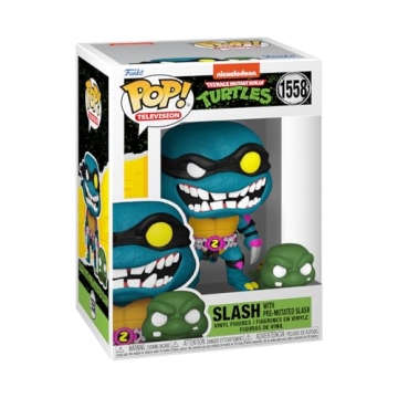 Funko Pop! & Buddy: Teenage Mutant Ninja Turtles - Slash with Pre-mutated Slash