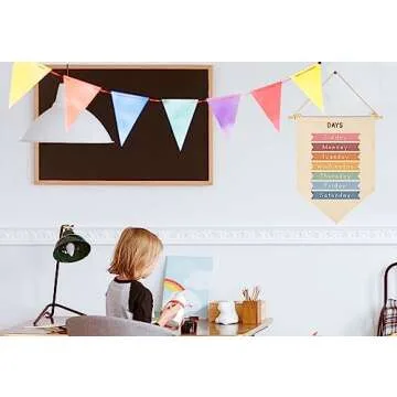 Educational Canvas Banner for Kids - Perfect Classroom Decor