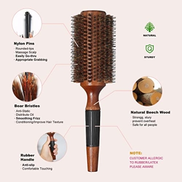 BESTOOL Round Hair Brush for Quick Blowouts and Shine