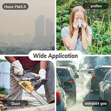 Tondiamo 150 Pcs Nose Plug Filter Bulk Sponge Nostril Filters Nose Dust Filters for Spray Tanning Welding Dust Allergies(Black)