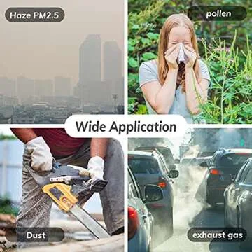 Tondiamo 150 Pcs Disposable Nose Filters for Dust Protection