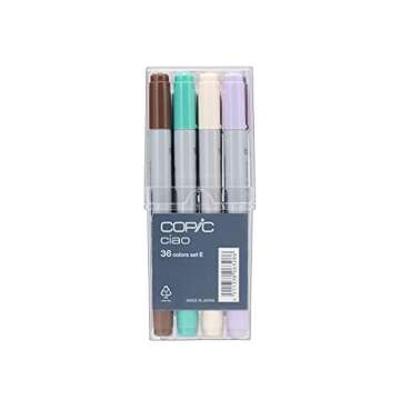 Copic Ciao, Alcohol Marker set, 36pc Set E