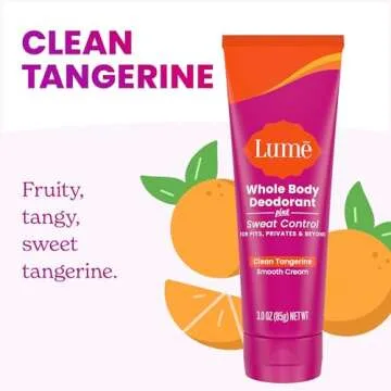 Lume Deodorant Plus Sweat Control smooth cream for 72 hours