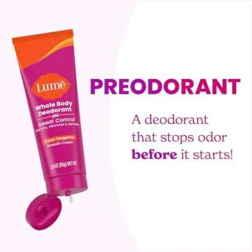 Lume Deodorant Plus Sweat Control smooth cream for 72 hours