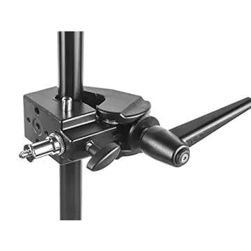 PHOCUS Multi-Function Super Clamp with Standard Stud for Photography Studio Video Camera Lighting