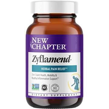 New Chapter Zyflamend™ Multi-Herbal Pain Reliever+ Joint Supplement - 10-in-1 Superfood Blend with...