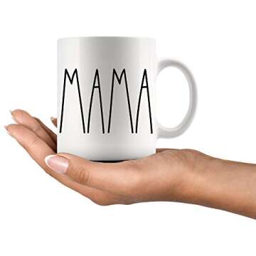 Mama Mug, Mama Mug Gifts for Christmas Coffee Cup, Birthday Gift, Mother's Day/Father's Day, Family ...