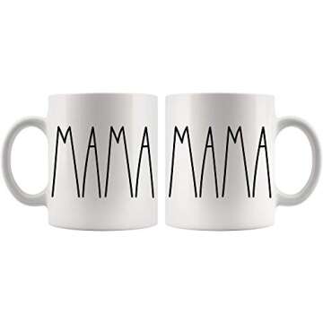 Mama Mug, Mama Mug Gifts for Christmas Coffee Cup, Birthday Gift, Mother's Day/Father's Day, Family Coffee Mug For Birthday Present For The Best Mama Ever Coffee Cup 11oz