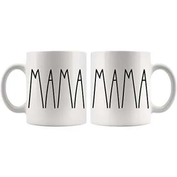 Mama Mug, Mama Mug Gifts for Christmas Coffee Cup, Birthday Gift, Mother's Day/Father's Day, Family Coffee Mug For Birthday Present For The Best Mama Ever Coffee Cup 11oz
