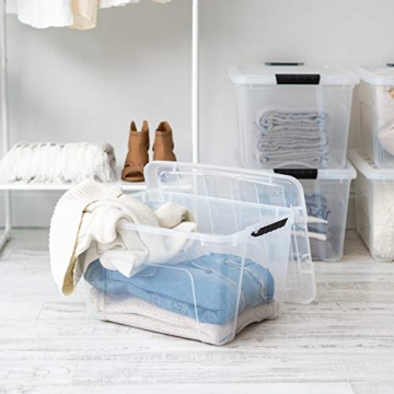 IRIS USA Stackable Storage Bins - BPA-Free & Durable