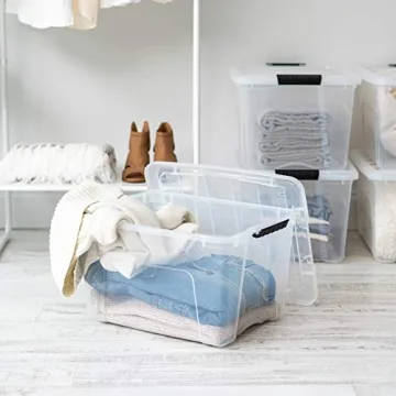 IRIS USA Stackable Storage Bins - BPA-Free & Durable