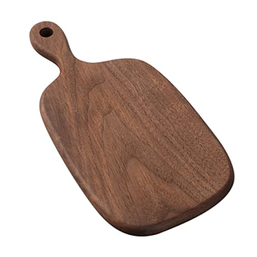 Muso Wood Small Cutting Board - Elegant Walnut Kitchen Knife