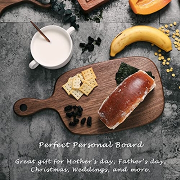 Muso Wood Small Cutting Board - Elegant Walnut Kitchen Knife