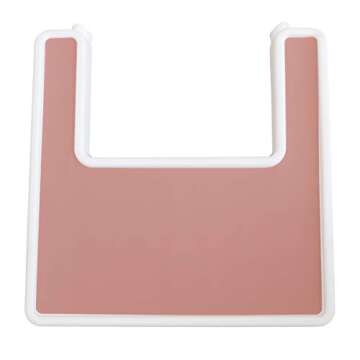 Mango Co. High Chair Placemat for Antilop Baby High Chair - BPA Free, Dishwasher Safe, Silicone Placemats - Finger Foods Placemat for Toddler and Baby (Muted Coral)