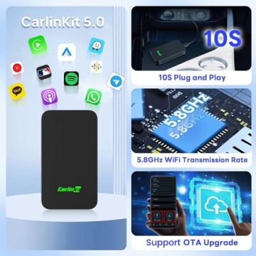 CarlinKit 5.0 Wireless CarPlay/Android Auto Adapter