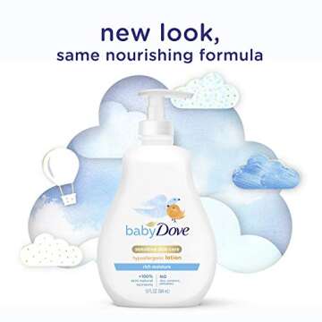 Baby Dove Face and Body Lotion for Delicate Skin 13 oz
