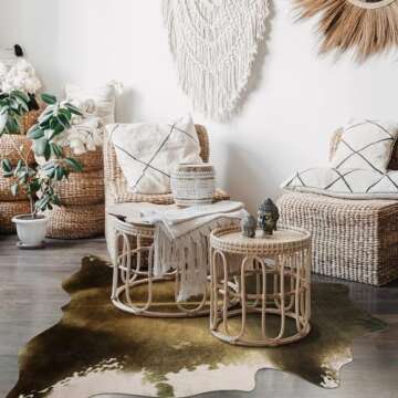 Goideal Faux Cowhide Rug