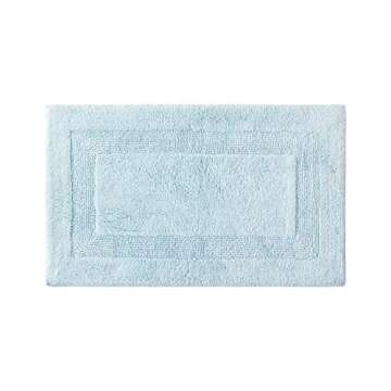 Tommy Bahama - Bathroom Rug, Cotton Bath Mat, Highly Absorbent Bathroom Decor (Long Branch Blue, 21" x 34")