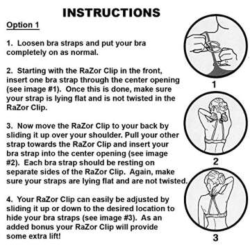 RAZOR Clips for Concealing Straps and Control