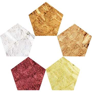 Pigment Powder Mica Epoxy Resin Color- 25 Colors 8.82oz 250g Resin Pigment for DIY Arts, Crafts, Bath Bombs, Paint, Epoxy, Resin, Lip Balms, Nail Polish, or Soap Making Supplies