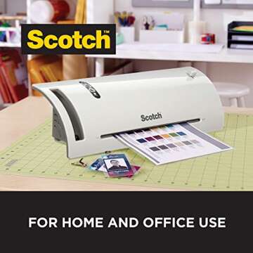 Scotch Thermal Laminator Machine, 5 Minute Warm-up, 9" Input, for Laminating Sheets Up to 5-Mil Thick