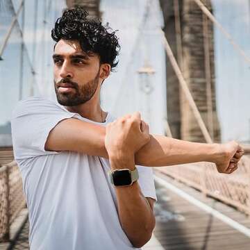 6 Pack Sport Nylon Loop Band Compatible with Apple Watch Bands 38mm 40mm 41mm 42mm 44mm 45mm 46mm 49mm for Women Men, Adjustable Breathable Braided Straps for iWatch Series 10/9/8/7/6/5/4/3/SE/Ultra