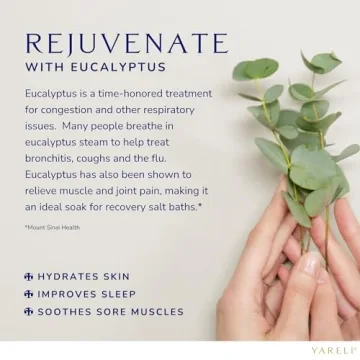 Yareli Eucalyptus Magnesium Bath Salt Flakes 5lbs