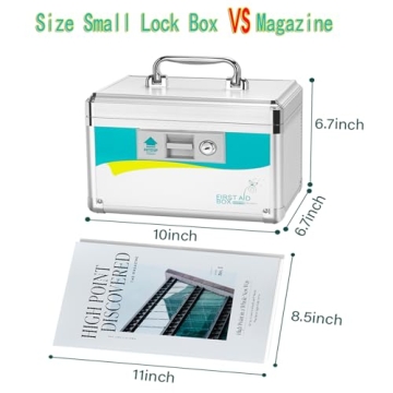 Glosen Medicine Lock Box for Secure Medication Storage
