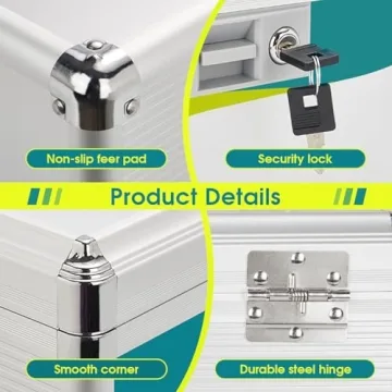 Glosen Medicine Lock Box for Secure Medication Storage