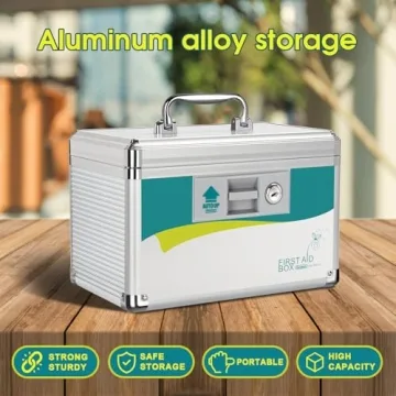 Glosen Medicine Lock Box for Secure Medication Storage