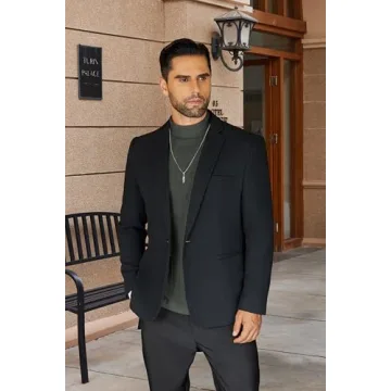 Ekouaer Men's Mock Turtleneck Sweater - Versatile and Comfortable