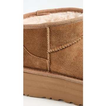 UGG Women's Classic Ultra Mini Platform Boot, Chestnut, 11
