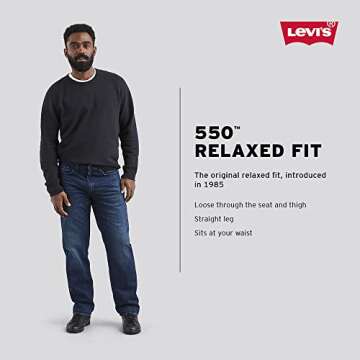 Levi's 550 Relaxed Fit Jeans Comfortable Stylish Denim