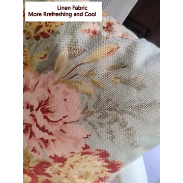 JACKGOLD Decorative Pillow Covers 18x18 Floral Farmhouse