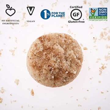 Gluten-Free Vegan Bakeology Snickerdoodle Cookie Bites 6 oz